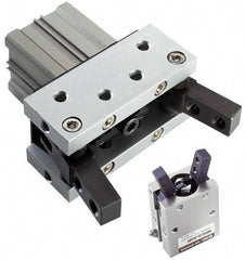 SMC PNEUMATICS - M5x0.8 Double Action Air Gripper - Internal & External Parallel Gripper, 15 to 102 psi - Best Tool & Supply