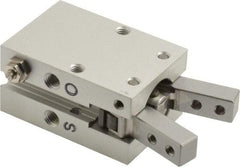 SMC PNEUMATICS - M5x0.8 Double Action Air Gripper - Internal & External Angular Gripper, 15 to 87 psi - Best Tool & Supply