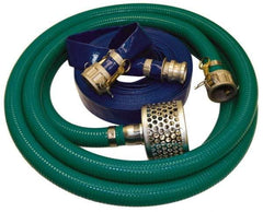 Alliance Hose & Rubber - Suction and Discharge Pump Hose Kits - For Use with 2 Inch Pumps with Cam and Groove Couplings - Best Tool & Supply