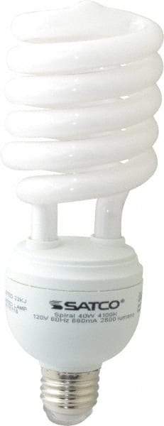 Value Collection - 40 Watt Fluorescent Residential/Office Medium Screw Lamp - 4,100°K Color Temp, 2,600 Lumens, T4, 10,000 hr Avg Life - Best Tool & Supply