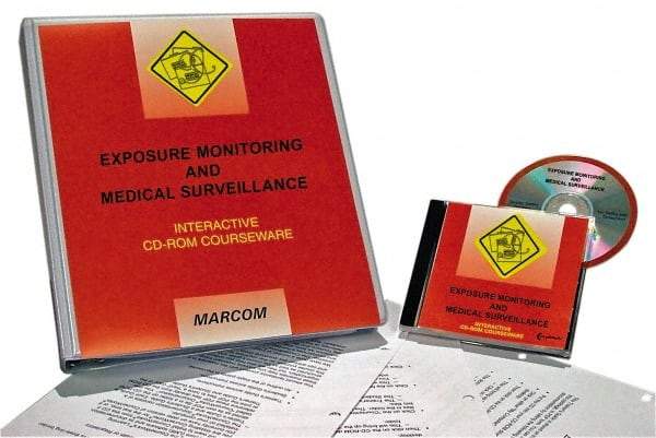 Marcom - Exposure Monitoring & Medical Surveillance, Multimedia Training Kit - 45 min Run Time CD-ROM, English & Spanish - Best Tool & Supply