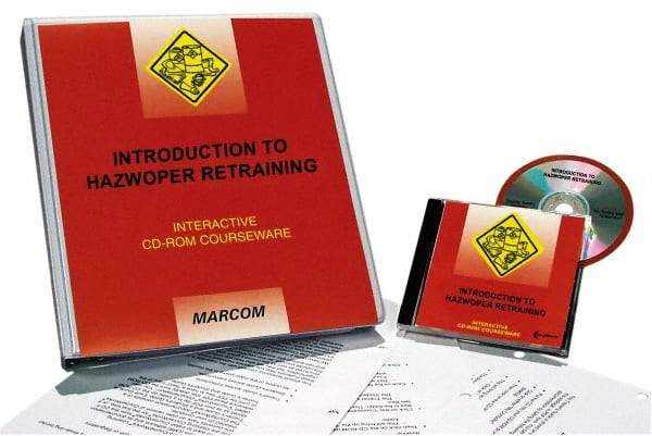 Marcom - Introduction to HAZWOPER Retraining, Multimedia Training Kit - 45 min Run Time CD-ROM, English & Spanish - Best Tool & Supply