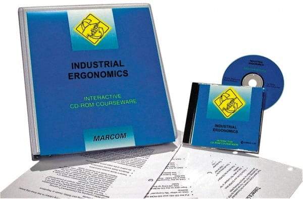 Marcom - Industrial Ergonomics, Multimedia Training Kit - 45 min Run Time CD-ROM, English & Spanish - Best Tool & Supply