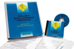 Marcom - Handling a Sexual Harassment Investigation, Multimedia Training Kit - 45 min Run Time CD-ROM, English & Spanish - Best Tool & Supply