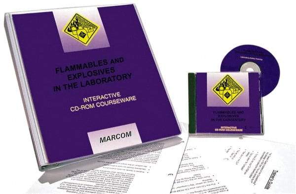 Marcom - Flammables & Explosives in the Laboratory, Multimedia Training Kit - 45 min Run Time CD-ROM, English & Spanish - Best Tool & Supply