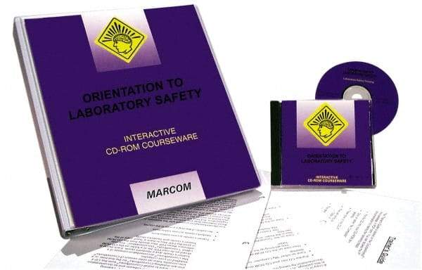 Marcom - Orientation to Laboratory Safety, Multimedia Training Kit - 45 min Run Time CD-ROM, English & Spanish - Best Tool & Supply