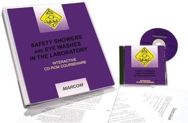 Marcom - Safety Showers and Eye Washes in the Laboratory, Multimedia Training Kit - 45 min Run Time CD-ROM, English & Spanish - Best Tool & Supply