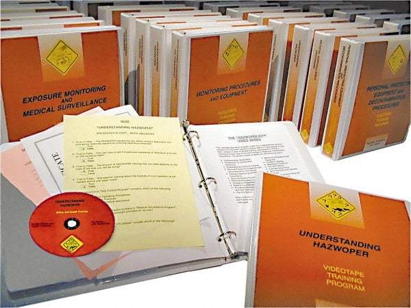 Marcom - All HAZWOPER Series Courses, Multimedia Training Kit - 45 min Run Time CD-ROM, 23 Courses, English & Spanish - Best Tool & Supply