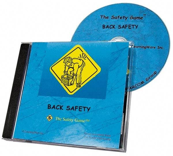 Marcom - Back Safety, Multimedia Training Kit - Computer Game, English - Best Tool & Supply