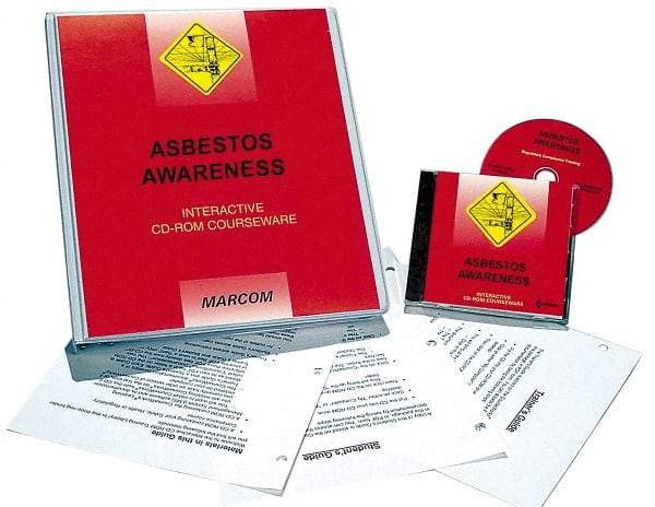 Marcom - Asbestos Awareness, Multimedia Training Kit - 45 min Run Time CD-ROM, English & Spanish - Best Tool & Supply