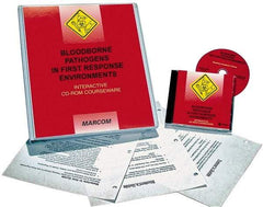 Marcom - Bloodborne Pathogens in First Response Environments, Multimedia Training Kit - 45 min Run Time CD-ROM, English & Spanish - Best Tool & Supply