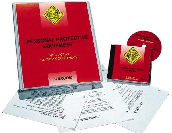 Marcom - Personal Protective Equipment, Multimedia Training Kit - 45 min Run Time CD-ROM, English & Spanish - Best Tool & Supply