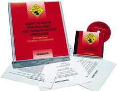 Marcom - Right to Know, Multimedia Training Kit - 45 min Run Time CD-ROM, English & Spanish - Best Tool & Supply