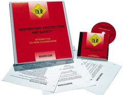 Marcom - Respiratory Protection & Safety, Multimedia Training Kit - CD-ROM, English - Best Tool & Supply