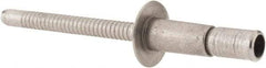 RivetKing - Size 64 Dome Head Stainless Steel Structural with Locking Stem Blind Rivet - Stainless Steel Mandrel, 0.062" to 0.27" Grip, 0.4" Head Diam, 0.194" to 0.204" Hole Diam, 0.416" Length Under Head, 3/16" Body Diam - Best Tool & Supply