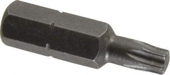 Apex - 5/16" Drive T27 Torx Screwdriver Bit - 1-1/2" OAL, Insert Bit - Best Tool & Supply