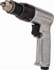 Ingersoll-Rand - 3/8" Reversible Keyed Chuck - Pistol Grip Handle, 2,000 RPM, 4 CFM, 0.5 hp, 90 psi - Best Tool & Supply