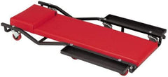 Whiteside - 320 Lb Capacity, 6 Wheel Creeper - Steel, 40" Long x 4-1/2" High x 17" Wide - Best Tool & Supply