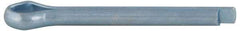 Value Collection - 3/16" Diam x 2" Long Extended Prong Cotter Pin - Grade 2, Zinc-Plated, Steel - Best Tool & Supply