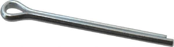 Value Collection - 1/8" Diam x 1-1/2" Long Extended Prong Cotter Pin - Grade 2, Zinc-Plated, Steel - Best Tool & Supply