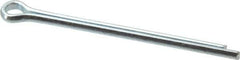 Value Collection - 5/32" Diam x 2-1/2" Long Extended Prong Cotter Pin - Grade 2, Zinc-Plated, Steel - Best Tool & Supply