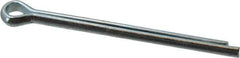 Value Collection - 3/16" Diam x 2-1/2" Long Extended Prong Cotter Pin - Grade 2, Zinc-Plated, Steel - Best Tool & Supply