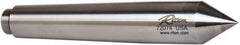 Riten - 7/8" Head Diam, Carbide-Tipped Steel Standard Point Half Dead Center - Jarno 7 Taper, 7/8" Point Diam, 1-3/16" Point Length, 5-1/4" OAL - Best Tool & Supply