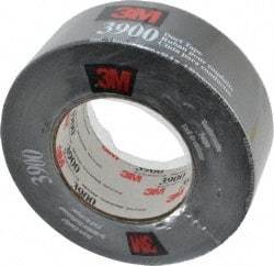 3M - 2" x 55m Black Duct Tape - 8.1 mil, Rubber Adhesive, Polyethylene Film Backing, 32 Lb/ln Tensile Strength, 200°F Max, Series 3900 - Best Tool & Supply