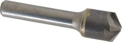 Hertel - 5/8" Head Diam, 3/8" Shank Diam, 4 Flute 120° Solid Carbide Countersink - 2-3/8" OAL, Straight Shank - Best Tool & Supply