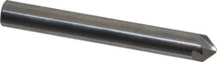 Hertel - 1/4" Head Diam, 1/4" Shank Diam, 4 Flute 90° Solid Carbide Countersink - 1-1/2" OAL, Straight Shank - Best Tool & Supply