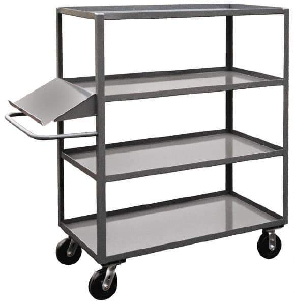 Jamco - 3,000 Lb Capacity, 24" Wide x 48" Long x 60" High Order Picking Cart - 4 Shelf, Steel - Best Tool & Supply