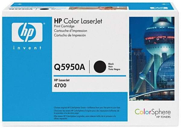 Hewlett-Packard - Black Toner Cartridge - Use with Multifunction Laser Printer HP Color LaserJet 4700, 4700n, 4700dn, 4700dtn, 4700ph+. - Best Tool & Supply