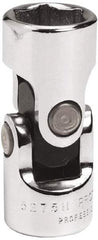 Proto - 3/8" Drive, Standard Hand Socket - 6 Points, 1-3/4" OAL, Alloy Steel, Chrome Finish - Best Tool & Supply