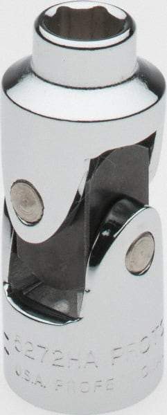 Proto - 5/16", 3/8" Drive, Standard Hand Socket - 6 Points, 1-3/4" OAL, Alloy Steel, Chrome Finish - Best Tool & Supply