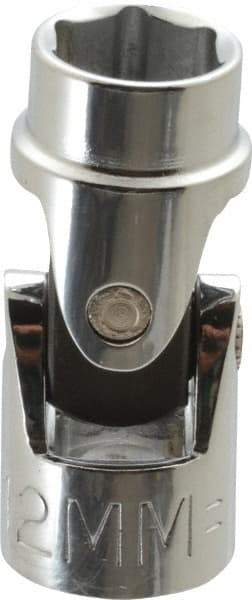 Proto - 3/8" Drive, Standard Hand Socket - 6 Points, 1-3/4" OAL, Alloy Steel, Chrome Finish - Best Tool & Supply