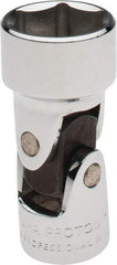 Proto - 11/16", 3/8" Drive, Standard Hand Socket - 6 Points, 2" OAL, Alloy Steel, Chrome Finish - Best Tool & Supply