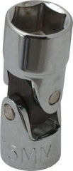 Proto - 3/8" Drive, Standard Hand Socket - 6 Points, 2" OAL, Alloy Steel, Chrome Finish - Best Tool & Supply