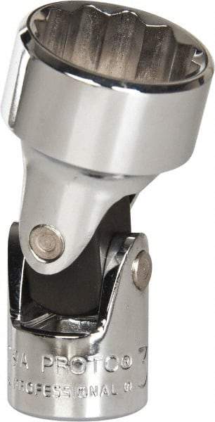 Proto - 3/4", 3/8" Drive, Standard Hand Socket - 12 Points, 2" OAL, Alloy Steel, Chrome Finish - Best Tool & Supply