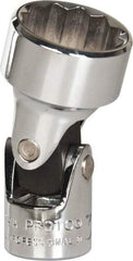 Proto - 3/4", 3/8" Drive, Standard Hand Socket - 12 Points, 2" OAL, Alloy Steel, Chrome Finish - Best Tool & Supply