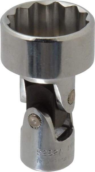 Proto - 15/16", 3/8" Drive, Standard Hand Socket - 12 Points, 2-3/32" OAL, Alloy Steel, Chrome Finish - Best Tool & Supply