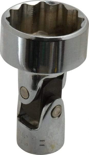 Proto - 1", 3/8" Drive, Standard Hand Socket - 12 Points, 2-3/32" OAL, Alloy Steel, Chrome Finish - Best Tool & Supply