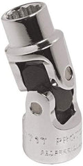 Proto - 9/16", 1/4" Drive, Standard Hand Socket - 12 Points, 1-31/64" OAL, Alloy Steel, Chrome Finish - Best Tool & Supply