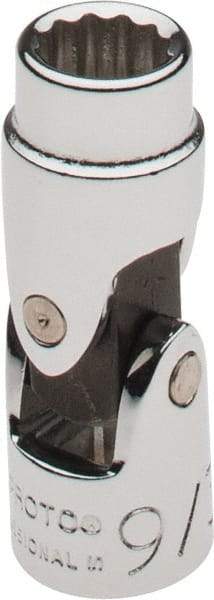 Proto - 9/32", 1/4" Drive, Standard Hand Socket - 12 Points, 1-13/32" OAL, Alloy Steel, Chrome Finish - Best Tool & Supply