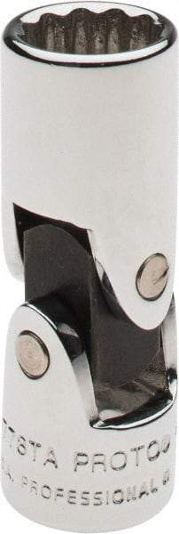 Proto - 11/32", 1/4" Drive, Standard Hand Socket - 12 Points, 1-25/64" OAL, Alloy Steel, Chrome Finish - Best Tool & Supply