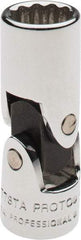 Proto - 11/32", 1/4" Drive, Standard Hand Socket - 12 Points, 1-25/64" OAL, Alloy Steel, Chrome Finish - Best Tool & Supply