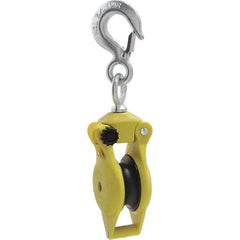 Campbell - Blocks & Pulleys Type: Utility Block Rope Type: Fibrous - Best Tool & Supply