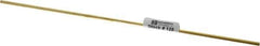 Made in USA - 5/32 Inch Outside Diameter x 12 Inch Long, Yellow Brass Round Tube - 0.128 Inch Inside Diameter, 0.014 Inch Wall Thickness, Alloy 260 - Best Tool & Supply