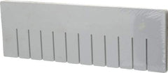 Quantum Storage - 17.4" Wide x 6" High, Gray Bin Divider - Use with DG93060 - Best Tool & Supply