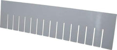 Quantum Storage - 22.4" Wide x 6" High, Gray Bin Divider - Use with DG93060 - Best Tool & Supply