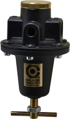 Coilhose Pneumatics - 1/2 NPT Port, 80 CFM, Cast Aluminum Heavy-Duty T-Handle Regulator - 0 to 125 psi Range, 250 Max psi Supply Pressure, 1/4" Gauge Port Thread, 4" Wide x 7" High - Best Tool & Supply